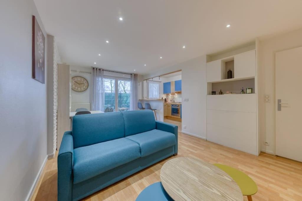 La Pepite Bleue De Nanterre Apartment Exterior foto