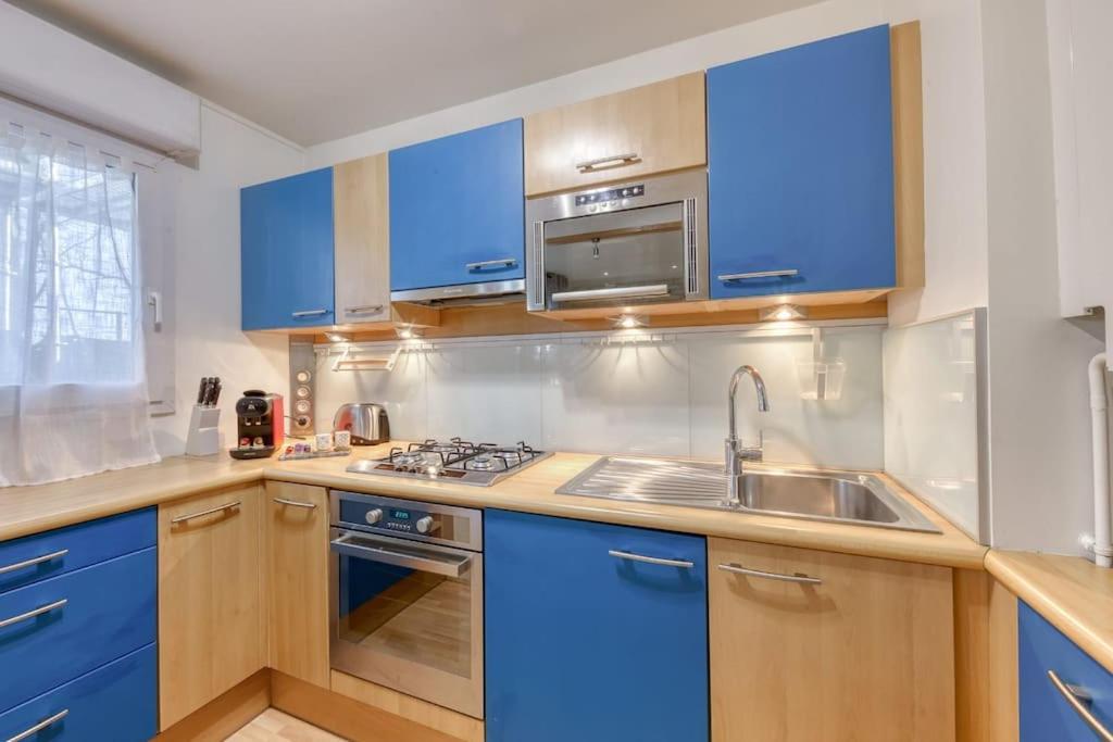 La Pepite Bleue De Nanterre Apartment Exterior foto