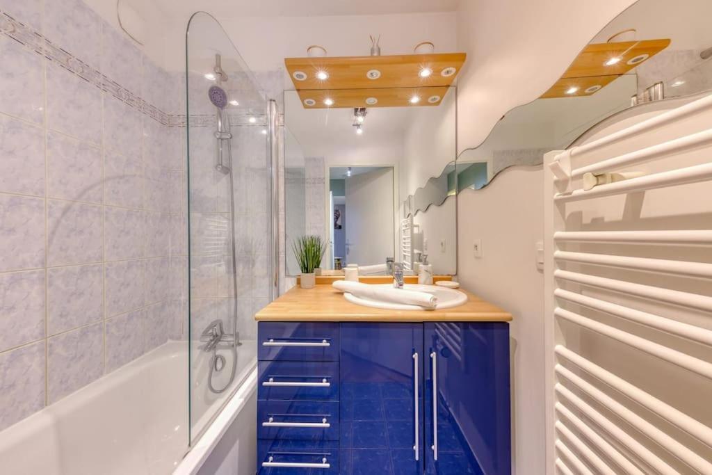 La Pepite Bleue De Nanterre Apartment Exterior foto