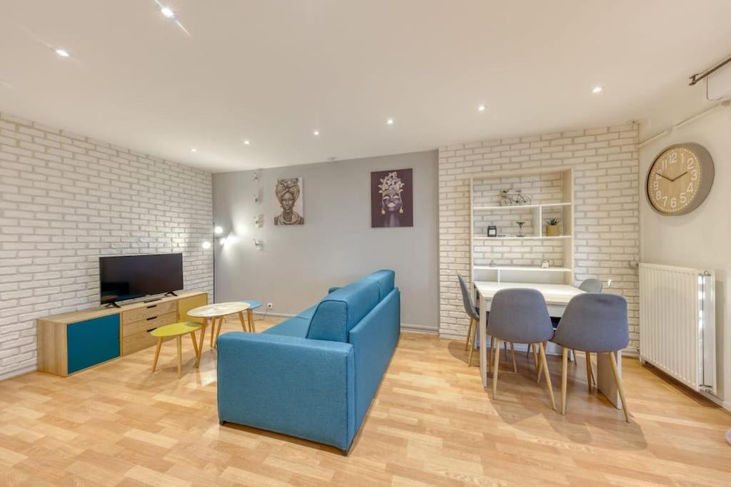 La Pepite Bleue De Nanterre Apartment Exterior foto