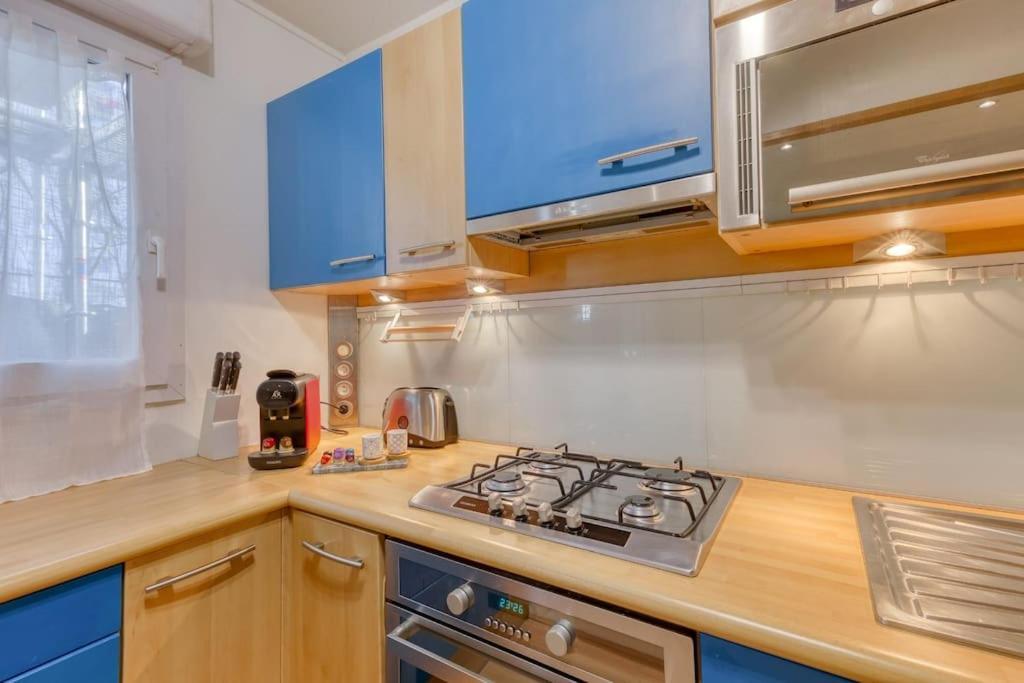 La Pepite Bleue De Nanterre Apartment Exterior foto