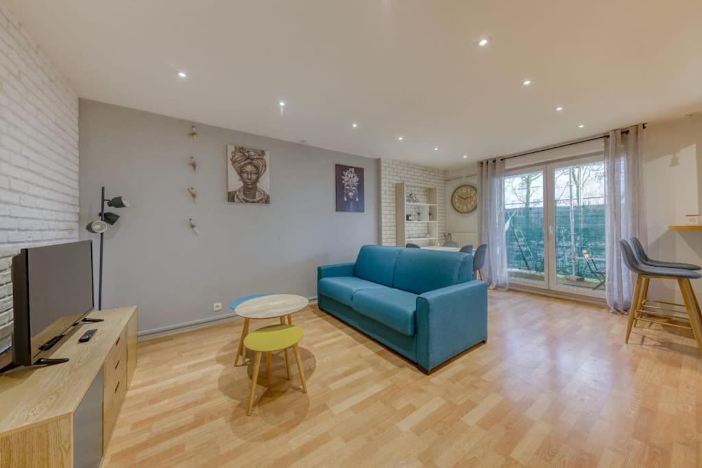 La Pepite Bleue De Nanterre Apartment Exterior foto