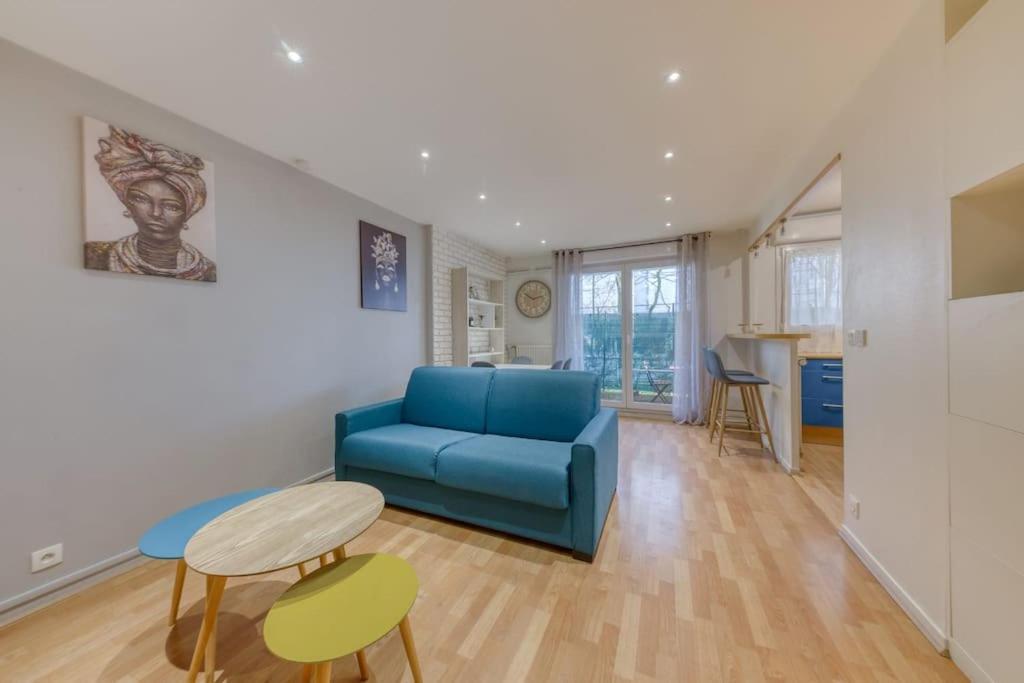 La Pepite Bleue De Nanterre Apartment Exterior foto